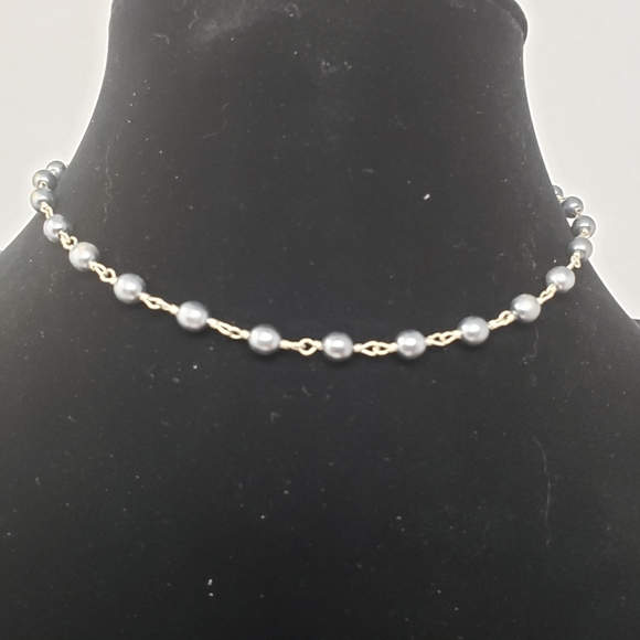 AK 925 sterling silver beaded necklace - Picture 1 of 6